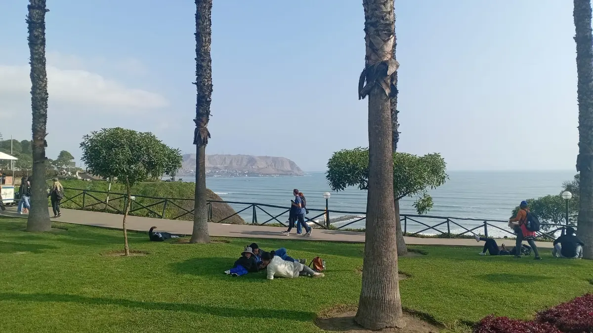 Park in Miraflores über dem Pazifik, Lima